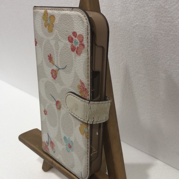 Coach Floral Leather IPhone 13 Phone Case - Picture 4 of 7